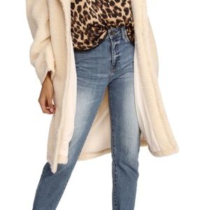 NWT Ivory Sherpa Coat